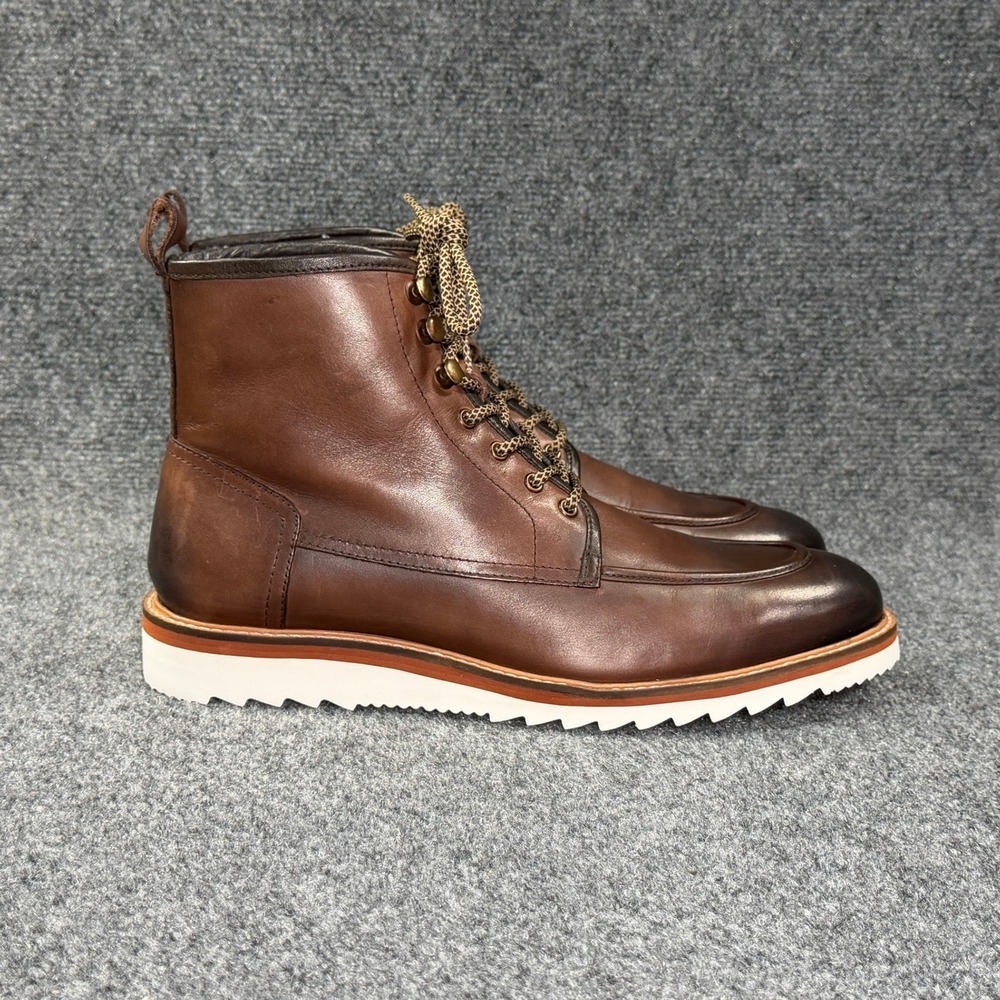 Vintage Foundry Co Jimara Boot Men 10 Brown Leather Lace Up Dress Casual Sneaker